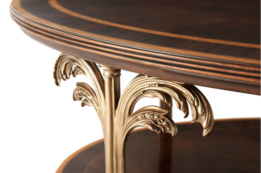 Журнальный столик Theodore Alexander Palm Room Oval Cocktail Table — фото 4