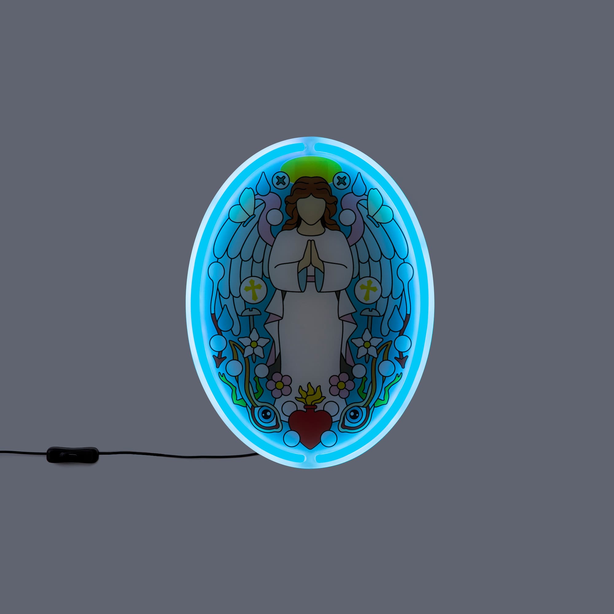 Настенный светильник Seletti Gospel Led Signs Angel Gabriel — фото 2