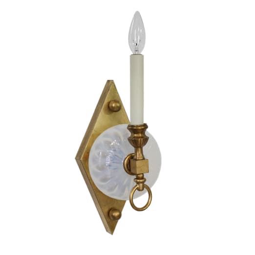 Бра Louise Gaskill White Murano Glass Sconce