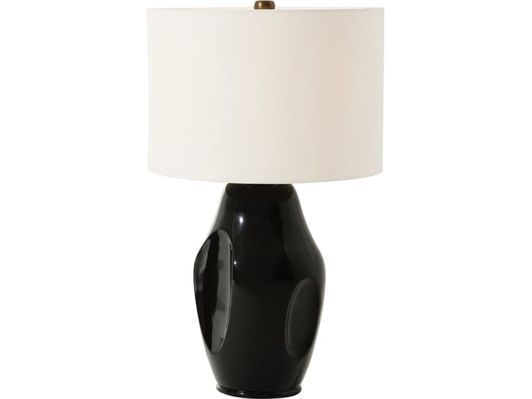 Настольная лампа Theodore Alexander Graphite Dimple Lamp — фото 2