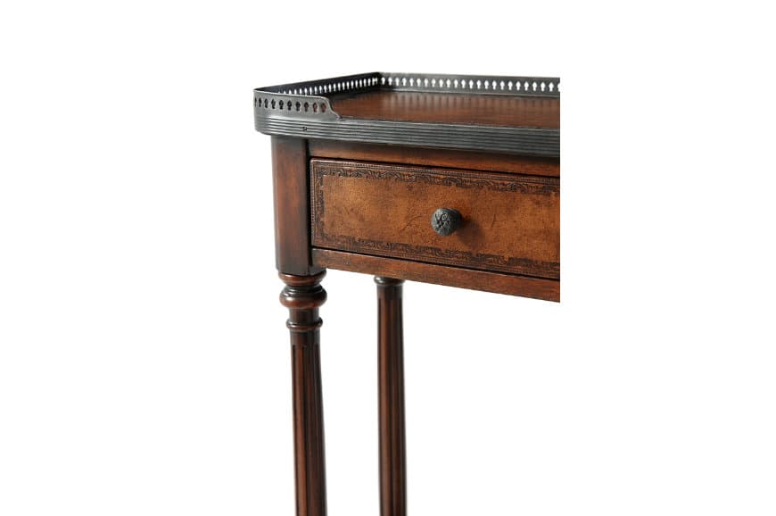 Консоль Theodore Alexander The Slim Oak Console Table — фото 3