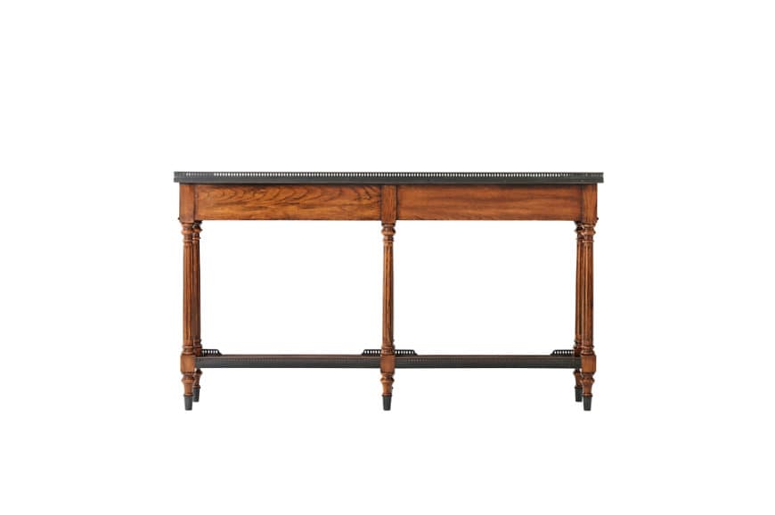 Консоль Theodore Alexander The Slim Oak Console Table — фото 9