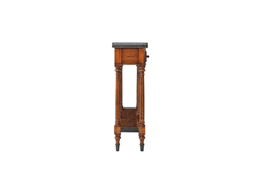 Консоль Theodore Alexander The Slim Oak Console Table — фото 8
