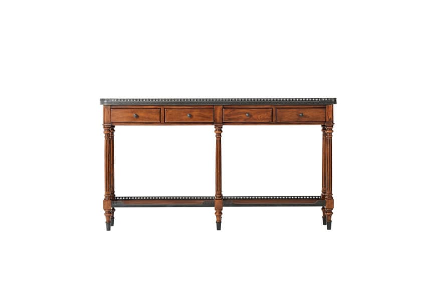 Консоль Theodore Alexander The Slim Oak Console Table — фото 7