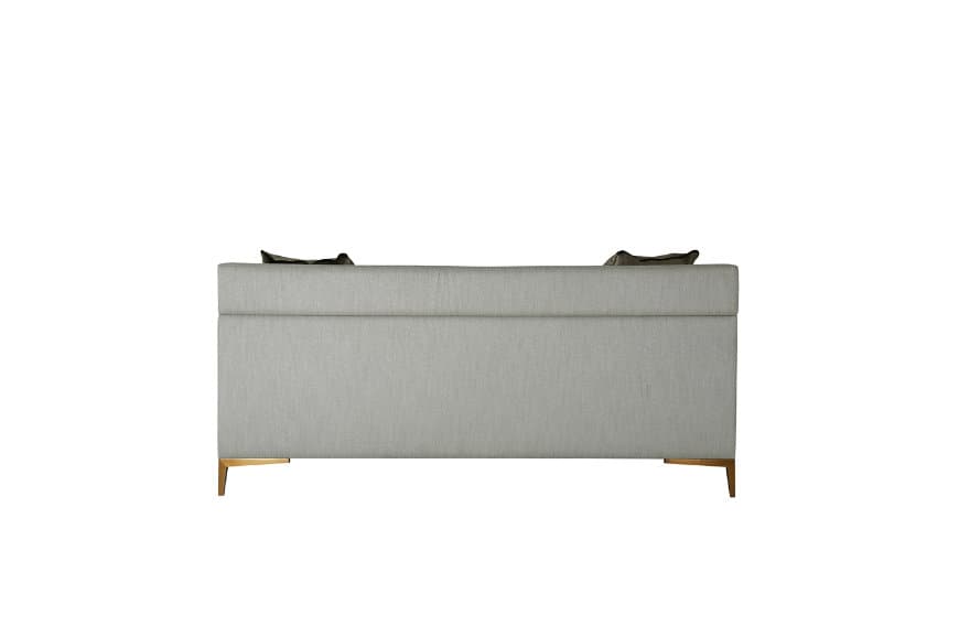 Диван Theodore Alexander Boystown Love Seat (Brushed Brass) — фото 9
