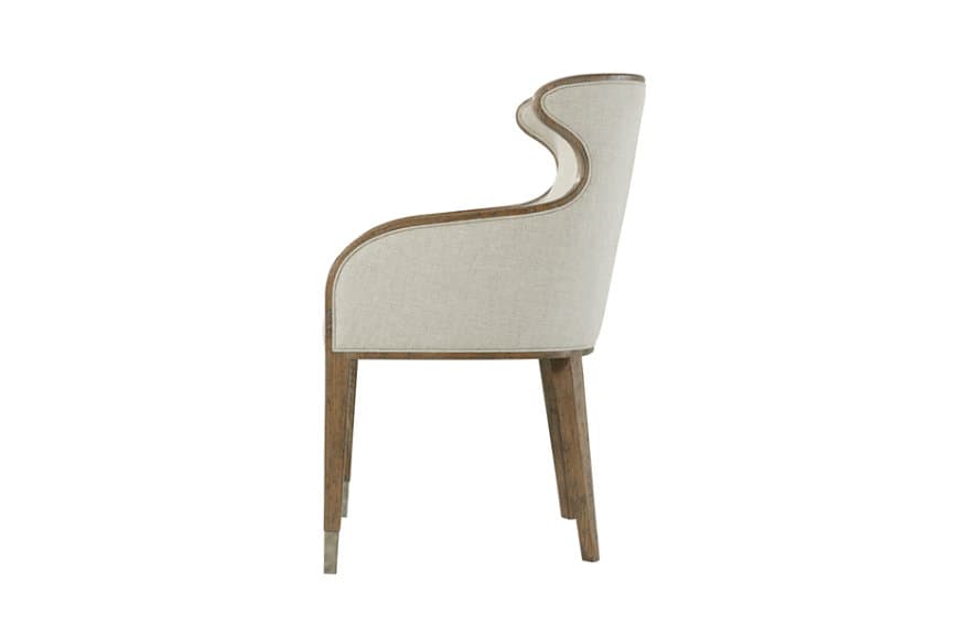 Стул Theodore Alexander Cannon Scoop Back Upholstered Chair — фото 4