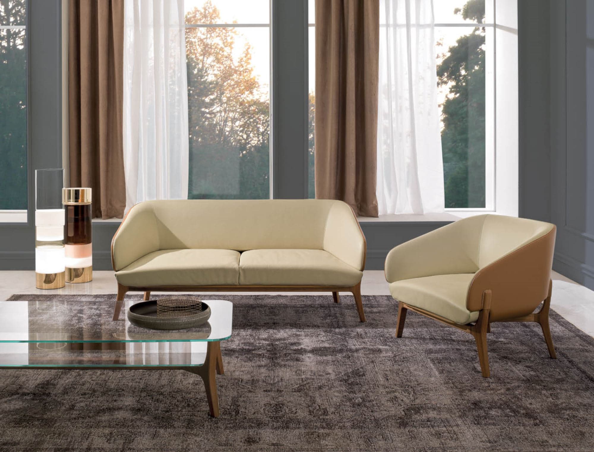 Журнальный столик i 4 Mariani Savile Row low table — фото 2
