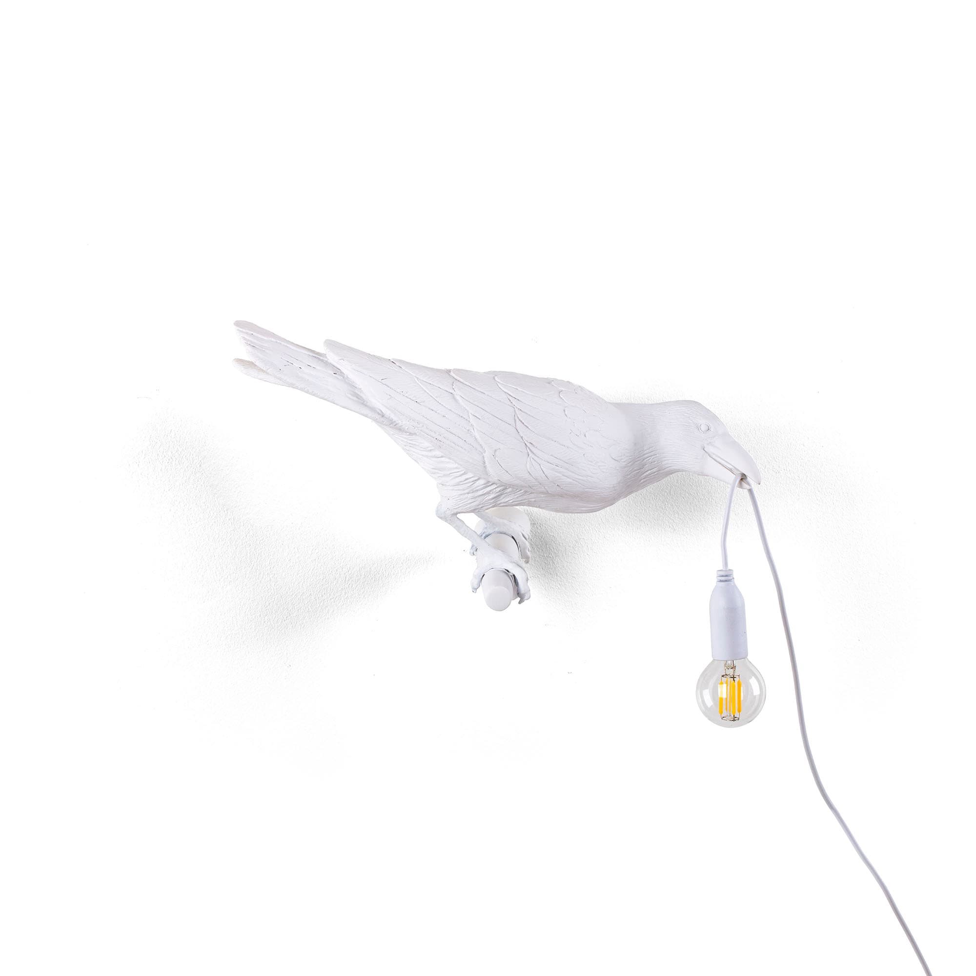 Настенный светильник Seletti Bird Lamp White Looking Right — фото 6
