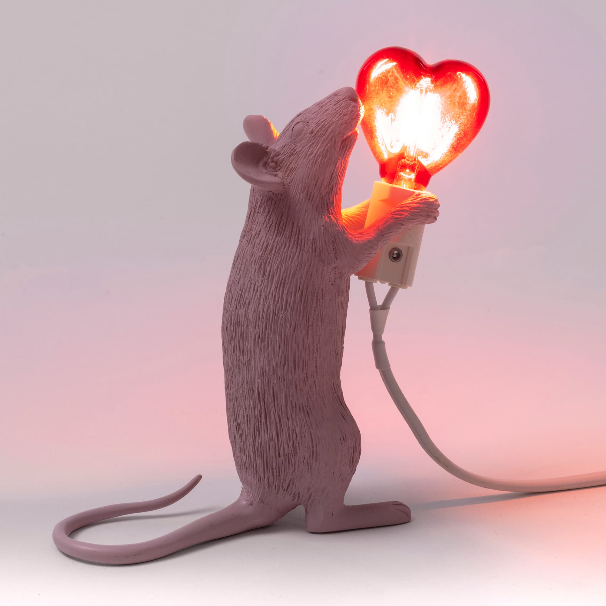 Настольная лампа Seletti Mouse Lamp Love Edition — фото 5