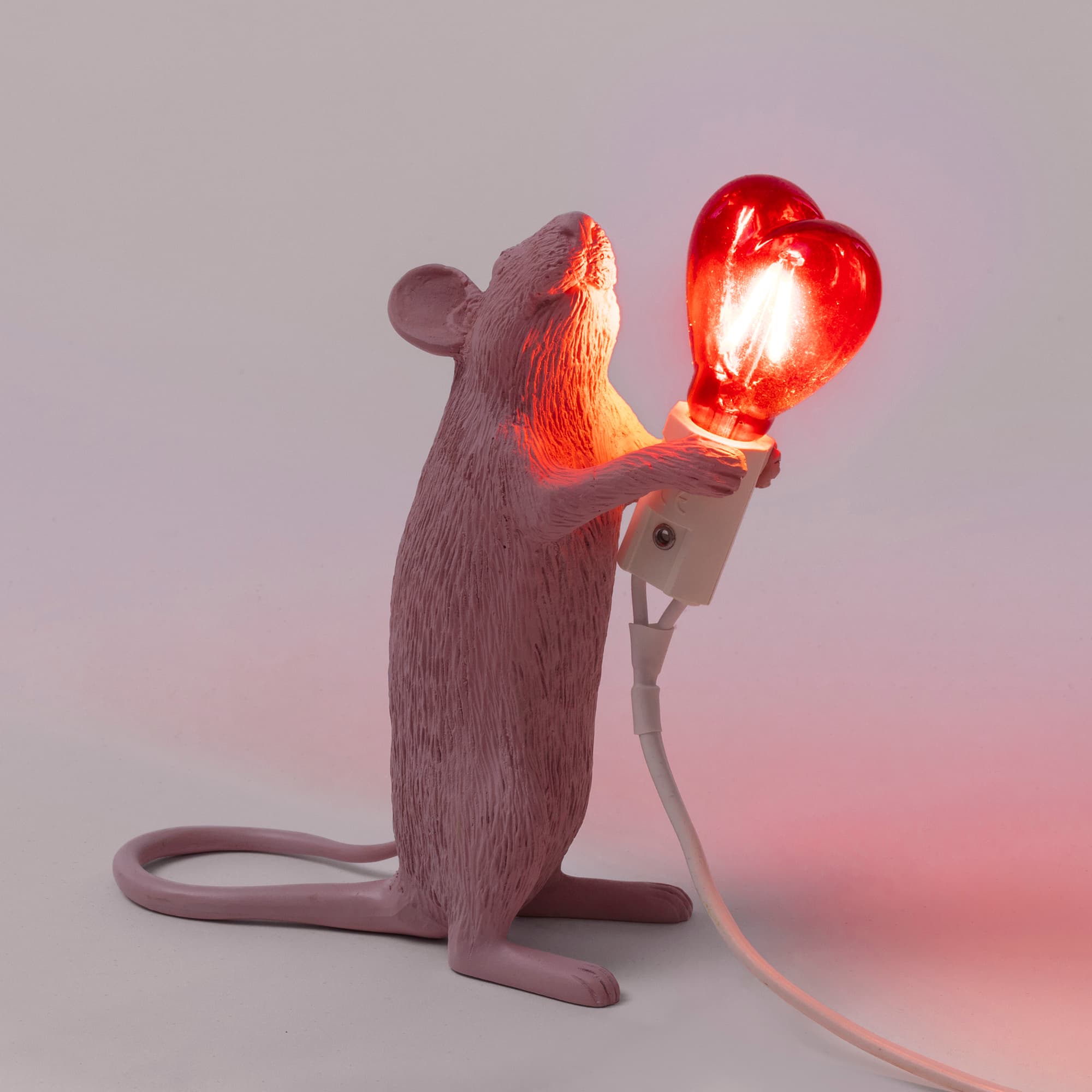 Настольная лампа Seletti Mouse Lamp Love Edition — фото 4