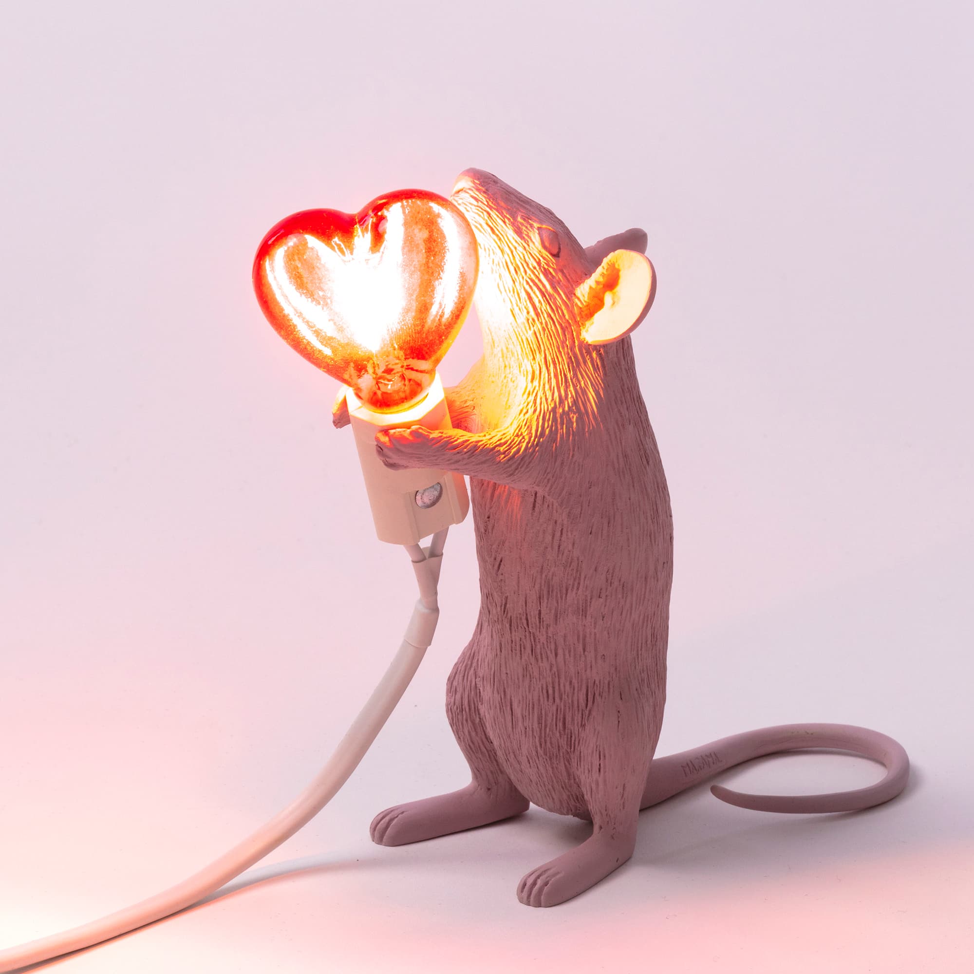 Настольная лампа Seletti Mouse Lamp Love Edition — фото 7