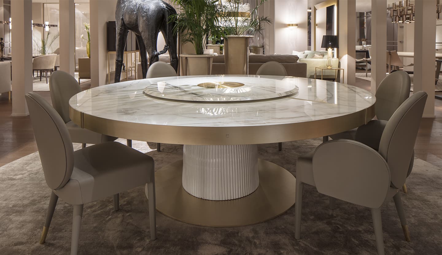 Обеденный стол Paolo Castelli Dione lazy susan — фото 3