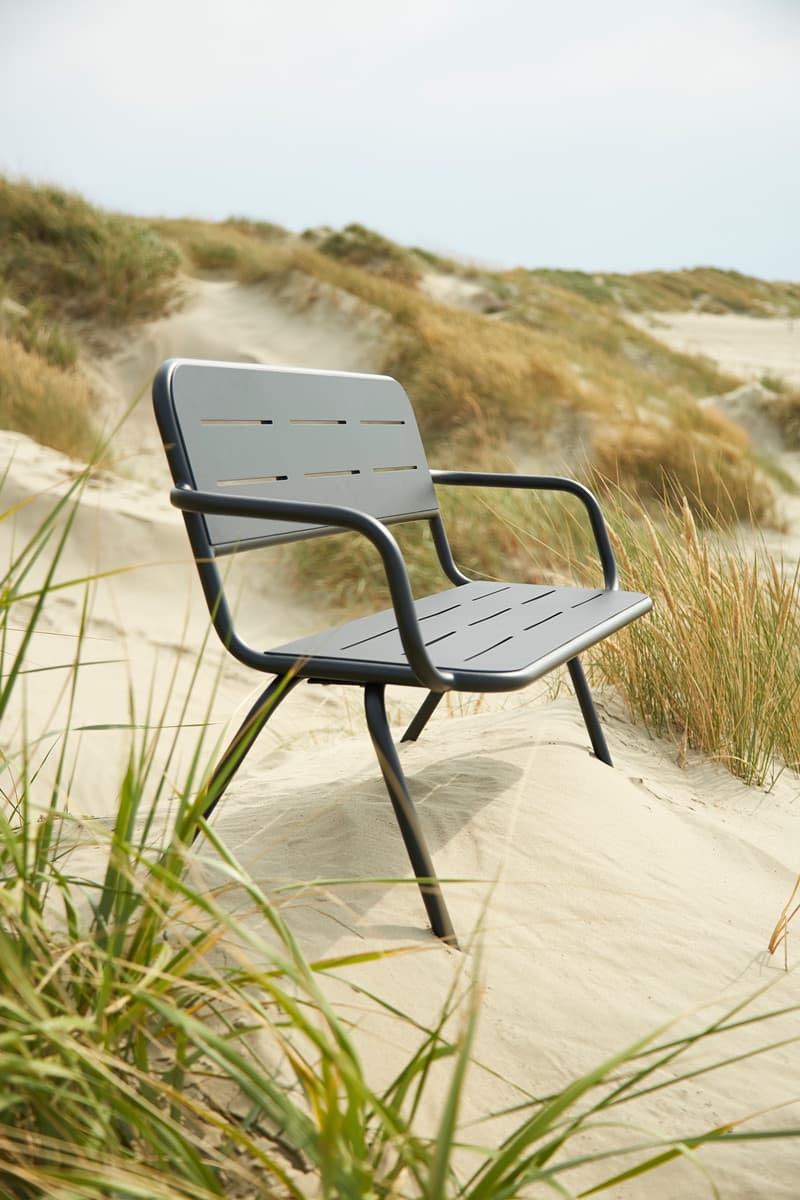 Скамейка WOUD RAY bench with armrest — фото 8