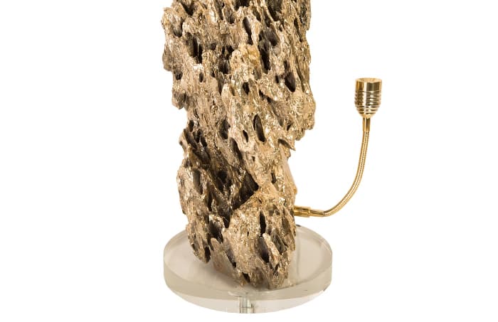 Phillips Collection Настольная лампа Philips Collection Stalagmite Lamp Polished Brass MD, Glass Base, Assorted Size and Shape — фото 4