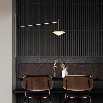 Настенный светильник Vibia Tempo wall lamp diamond — фото 1