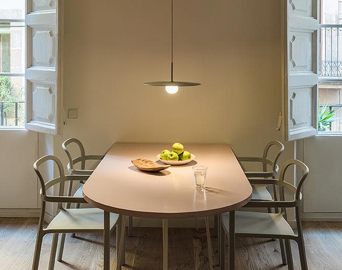 Подвесной светильник Vibia Tempo pendant lamp disc — фото 4