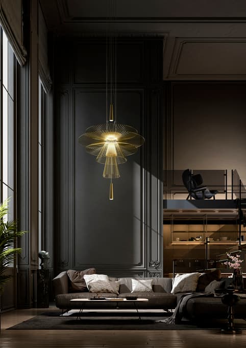 Подвесной светильник Forestier Suspension gravity 2 — фото 7
