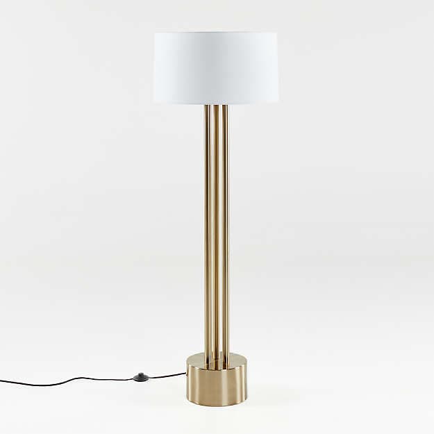 Торшер Crate and Barrel Pipette Tube Floor Lamp — фото 3