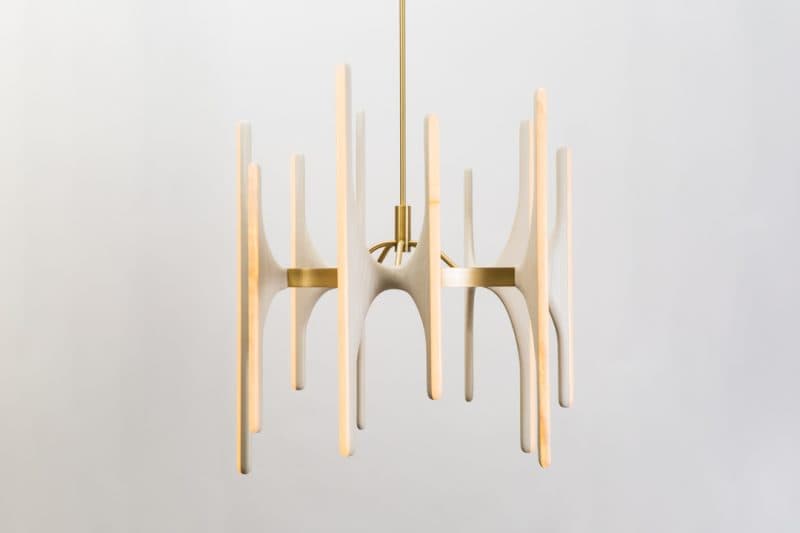 Люстра Markus Haase Bleached Ash and Onyx Chandelier — фото 11