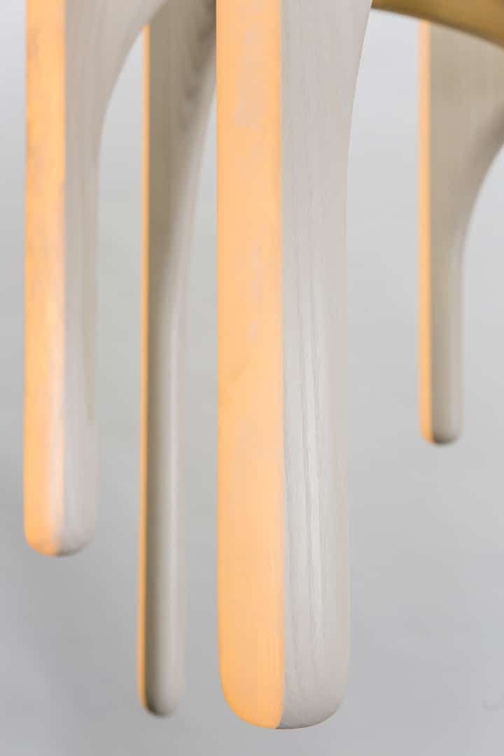 Люстра Markus Haase Bleached Ash and Onyx Chandelier — фото 10