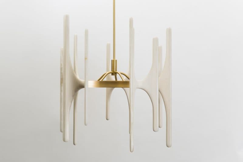 Люстра Markus Haase Bleached Ash and Onyx Chandelier — фото 7