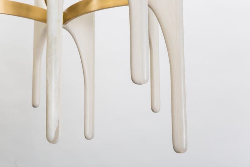 Люстра Markus Haase Bleached Ash and Onyx Chandelier — фото 6