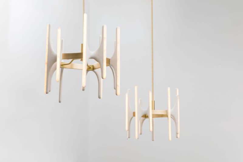 Люстра Markus Haase Bleached Ash and Onyx Chandelier — фото 5