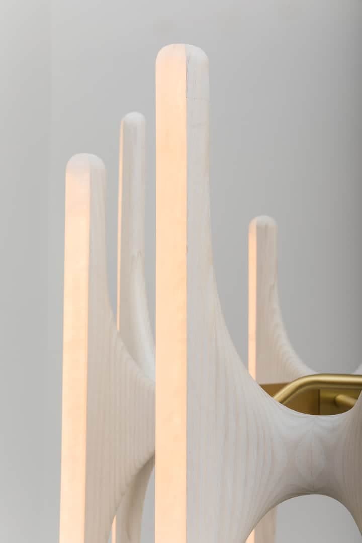 Люстра Markus Haase Bleached Ash and Onyx Chandelier — фото 4