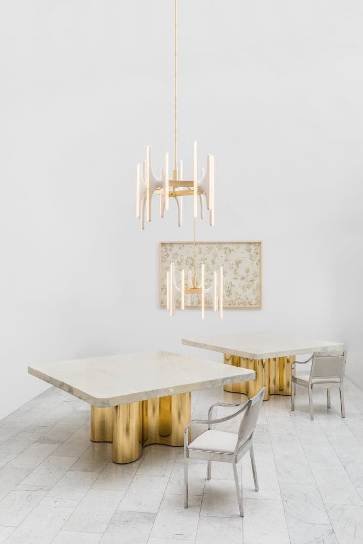 Люстра Markus Haase Bleached Ash and Onyx Chandelier — фото 2