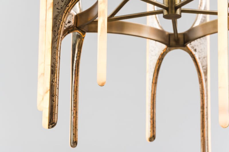 Люстра Markus Haase Wormed Bronze 5-arm Chandelier — фото 8
