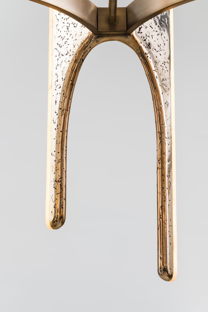 Люстра Markus Haase Wormed Bronze 5-arm Chandelier — фото 6