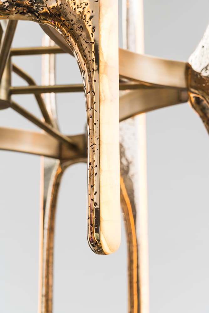 Люстра Markus Haase Wormed Bronze 5-arm Chandelier — фото 5