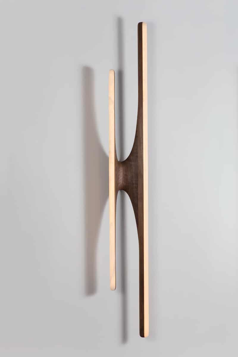 Настенный светильник Markus Haase Carved Wood and Onyx Sculptural Sconce — фото 5