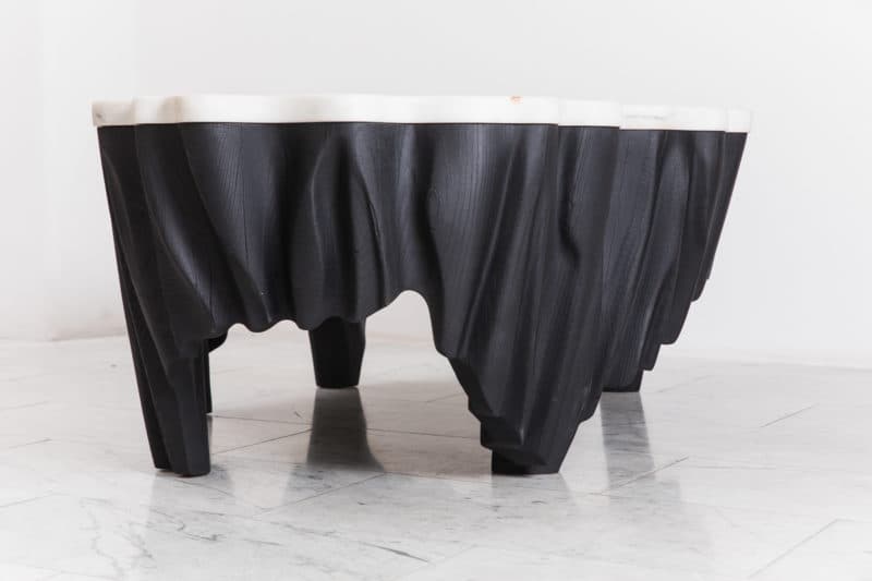 Журнальный столик Markus Haase Ash and Marble Aeolian Table — фото 4