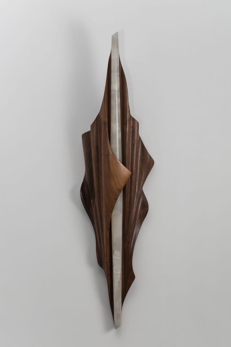 Настенный светильник Markus Haase Black Walnut Single Wrapped Sconce — фото 4
