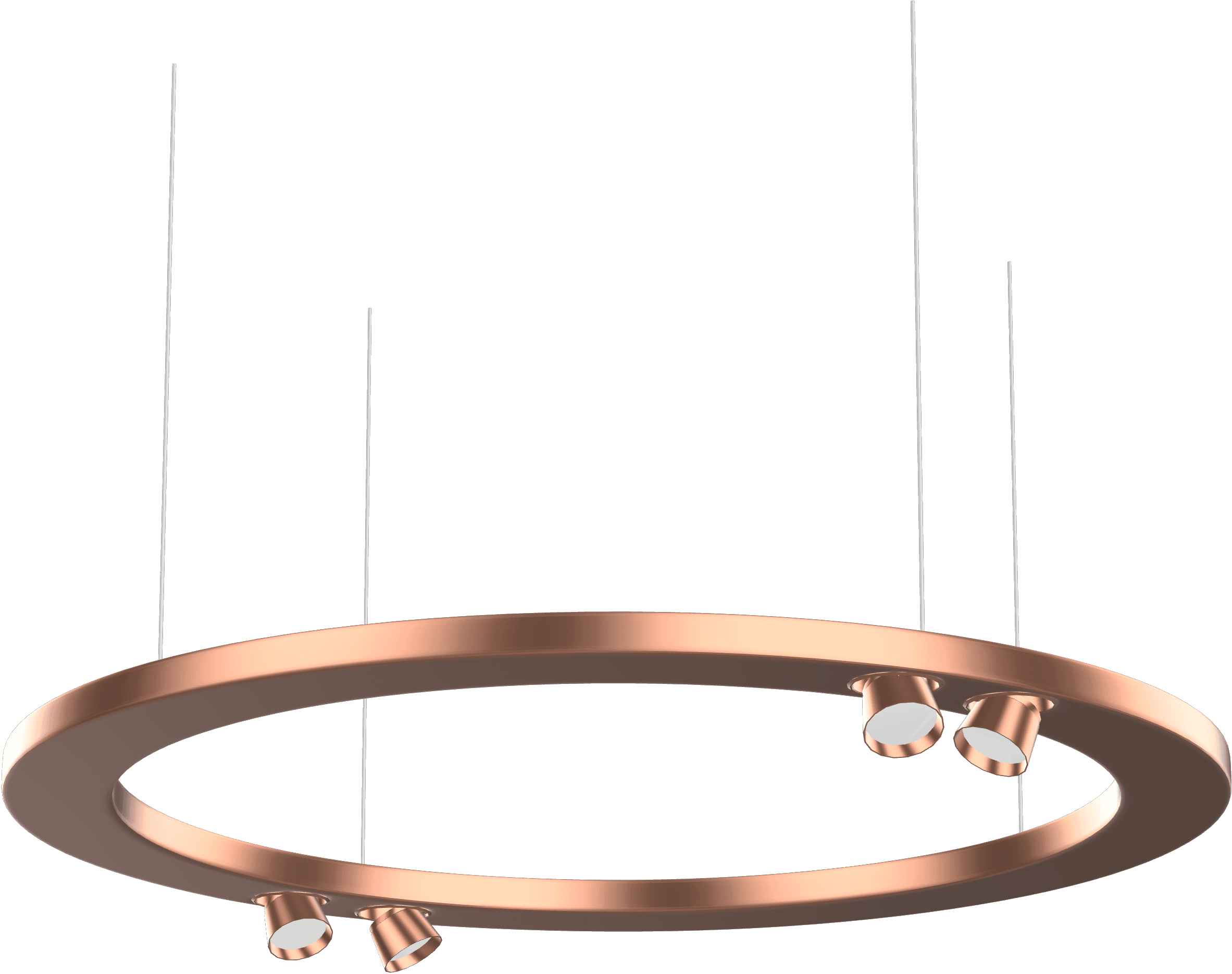 Подвесной светильник Martinelli Luce 2004/SL/I/S circular slim — фото 5