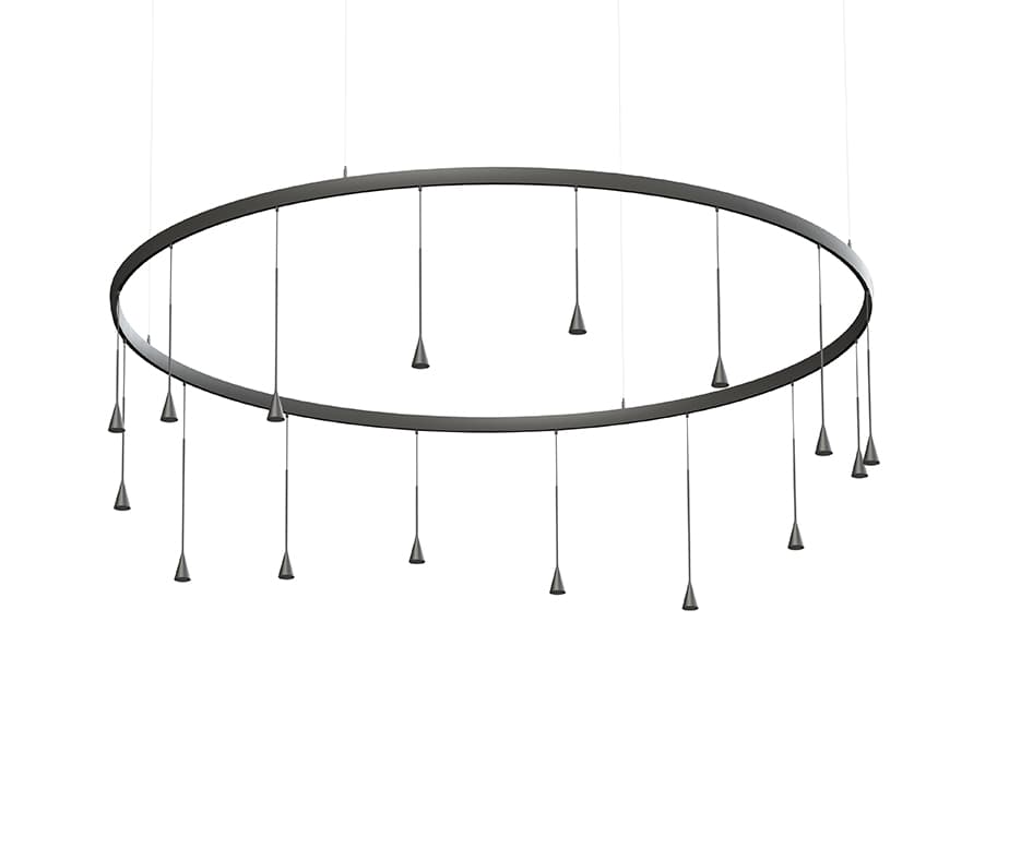 Подвесной светильник BOVER Skybell Circle S/12L/40 — фото 6