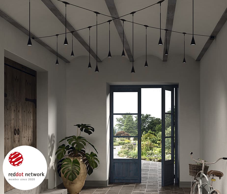 Подвесной светильник BOVER Skybell Catenary S/5L/10 — фото 4