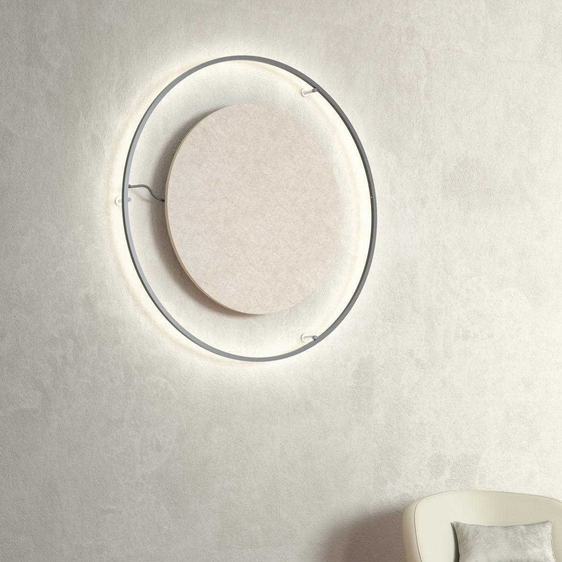 Потолочный/настенный светильник Axolight U-Light plulx Ø90 — фото 2
