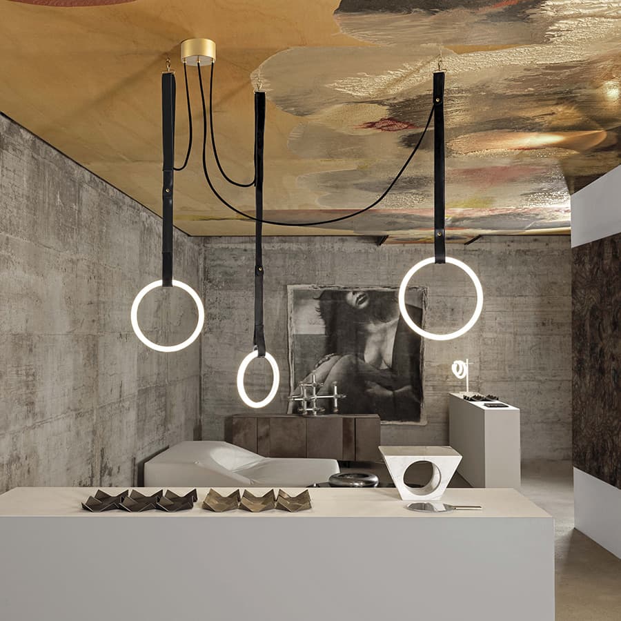 Подвесной светильник Marchetti Illuminazione ULAOP LEATHER S — фото 5