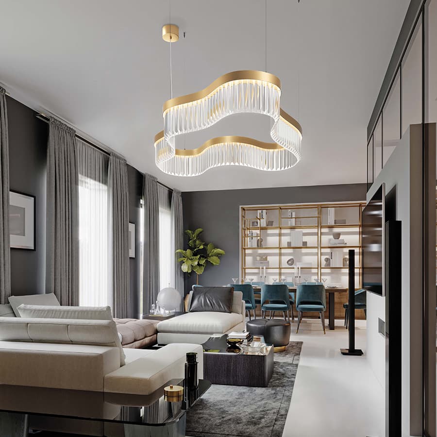 Подвесной светильник Marchetti Illuminazione REFLEXA TWISTED S — фото 6
