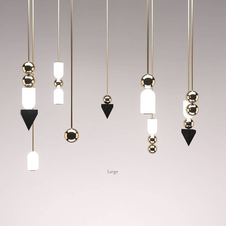 Подвесной светильник Ovature Studios Laur Chandelier small — фото 7