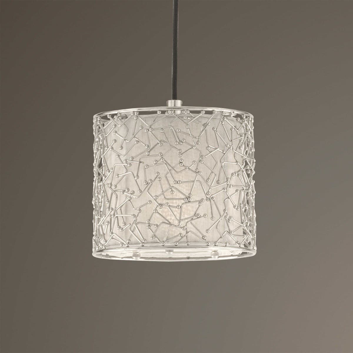 Подвесной светильник Uttermost BRANDON SILVER MINI 1 — фото 4