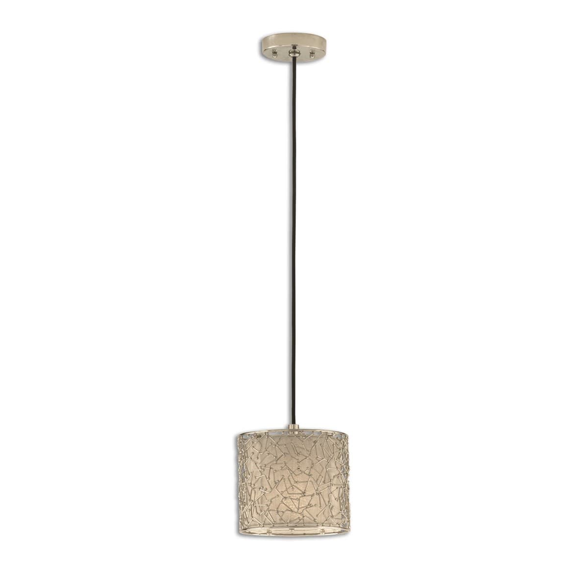 Подвесной светильник Uttermost BRANDON SILVER MINI 1 — фото 3