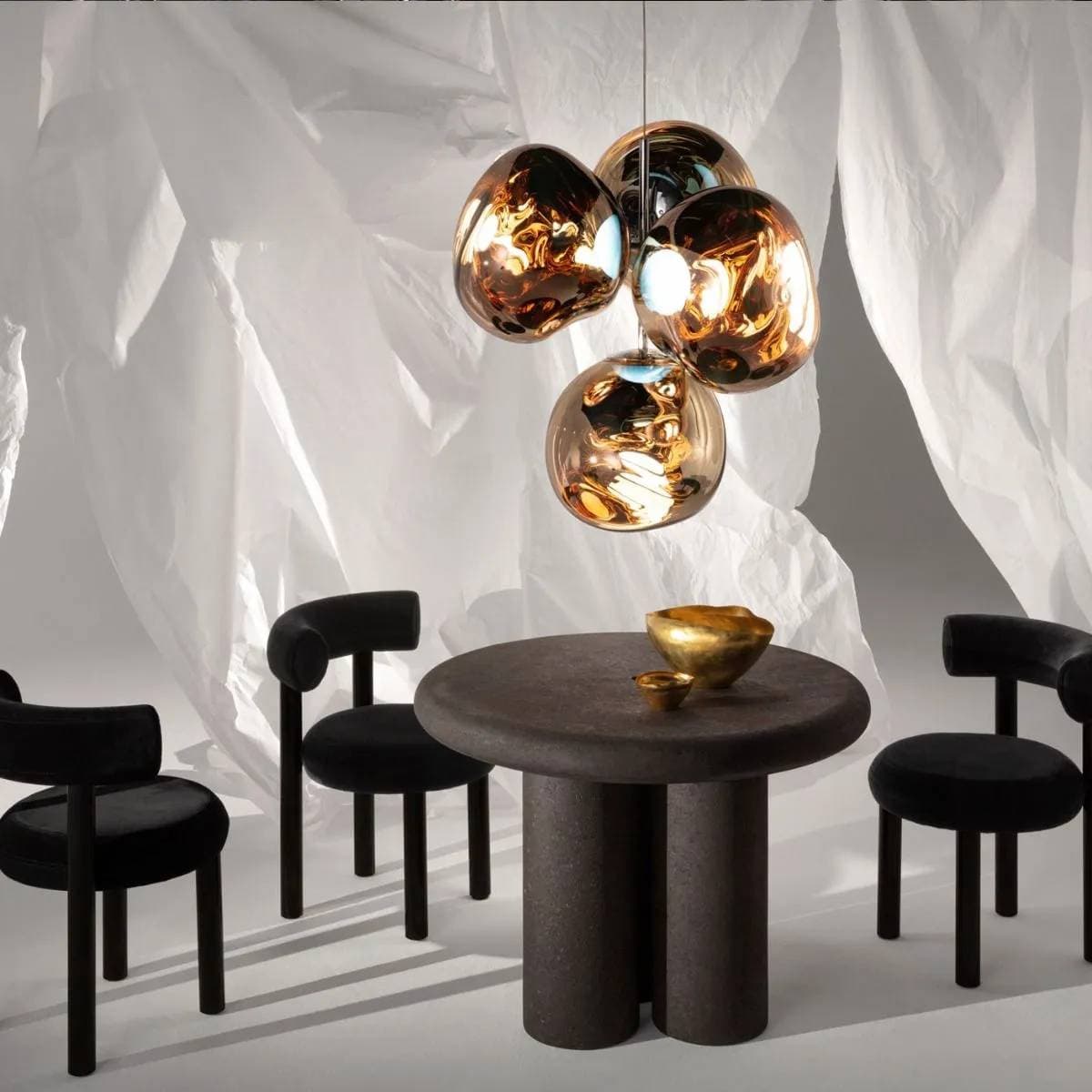 Подвесной светильник Tom Dixon MELT LED CHANDELIER SMALL — фото 9