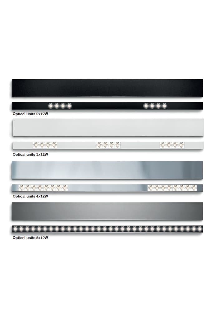 Накладная система освещения Artemide Architectural Algoritmo Sharping Emission 2x12 W