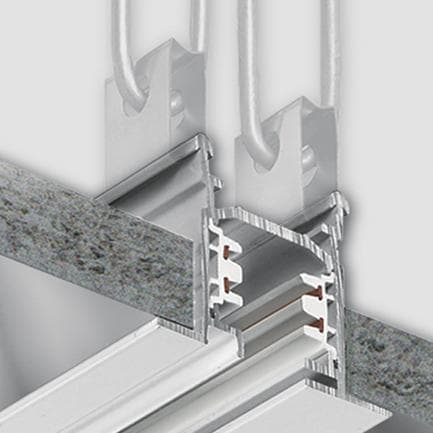 Шинопровод осветительный Artemide Architectural 3-Circuit Tracks for Recessed Mounting