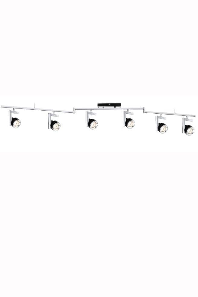 Потолочный светильник Paulmann Spotlight Turn 6x40W GU10 Sz/Chr 60236