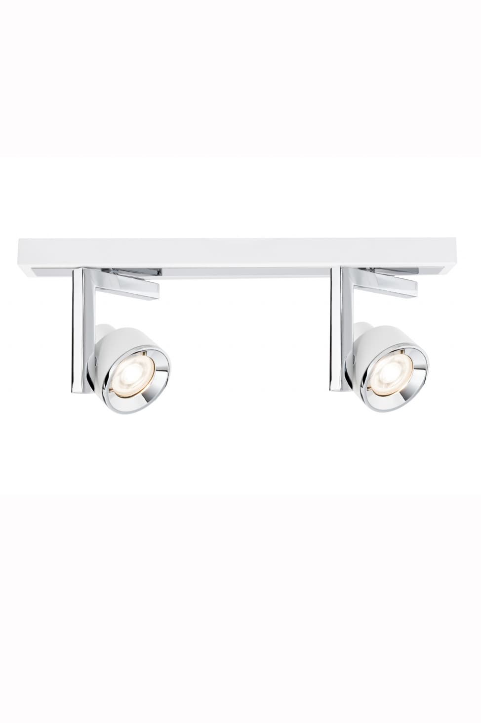 Потолочный светильник Paulmann Spotlight Turn max2x10W GU10 Ws/Chr Mt 66675