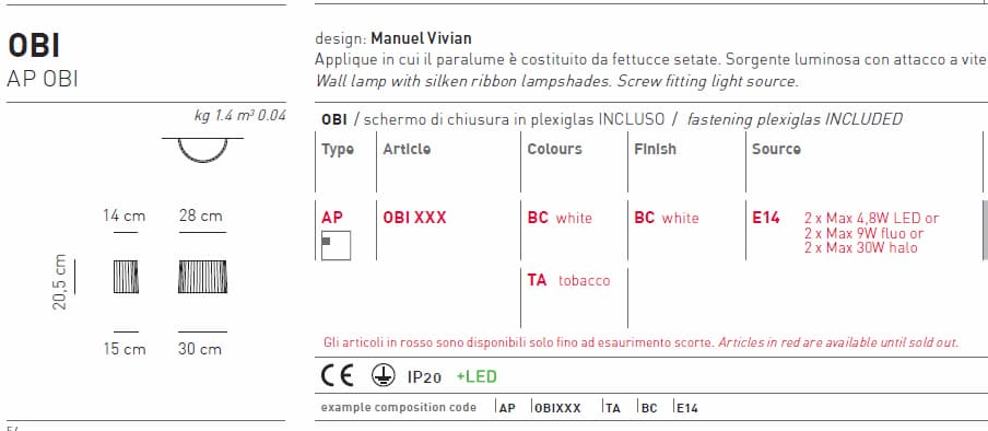 Axolight Axo Light Obi AP OBI — фото 2